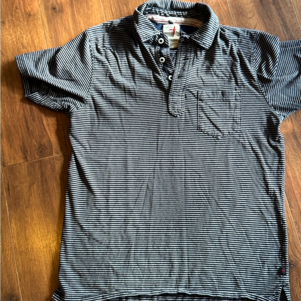 Relwen striped polo